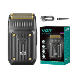 Afeitadora Profesional VGR Shaver V 363 Doble Hoja Negro
