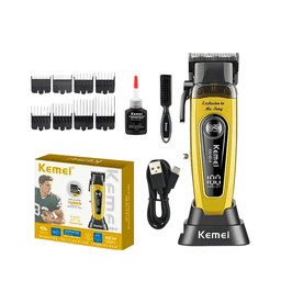Kemei Clipper Km 90 4 11 500 Rpm Dlc Blade Color Dorado