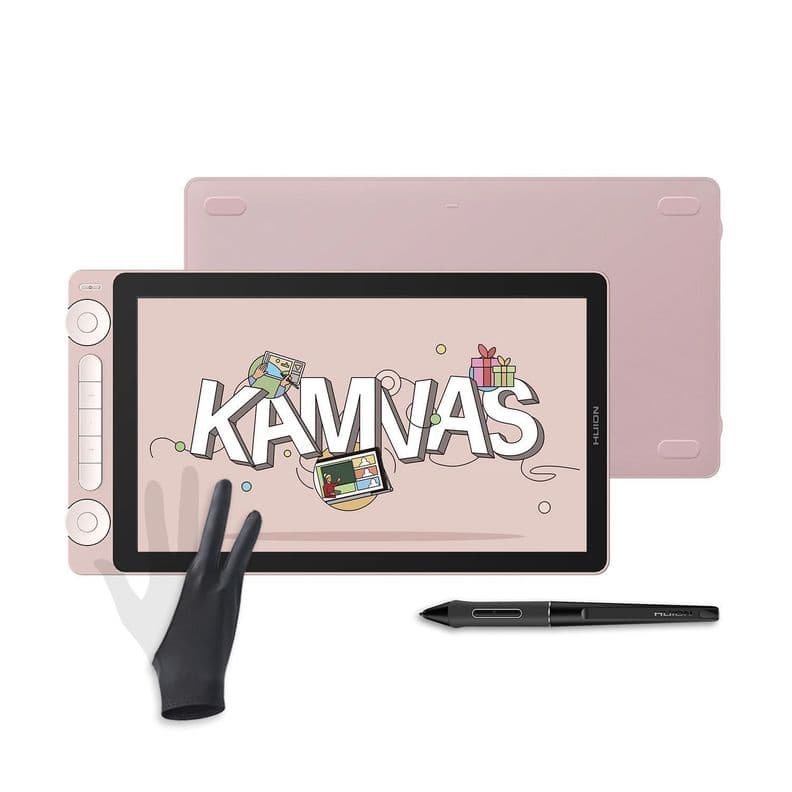Tableta Grafica Monitor Huion Kamvas 13 (Gen 3) Pink Doble Dial - TG Rosado