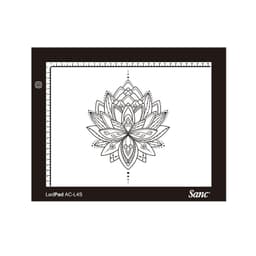 Tableta de Luz Led Sanc AC-L4S Black tipo Huion Negro