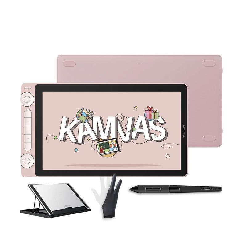 Tableta Grafica Monitor Huion Kamvas 13 (Gen 3) Pink con Stand - TG Rosado