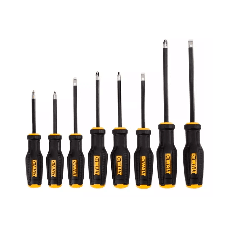 Set 8 Destornilladores Toughseries Dewalt Dwht65102 Negro 1 Kg