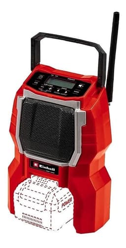 Radio Inalambrica Einhell Tc-ra 18 Li Bt Sin Bateria Rojo 1 Kg