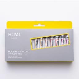 HIMI Set Tubos de Acuarela 12 ml 24 Colores