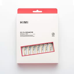 HIMI Set de 36 Tubos de Pintura Gouache 12ml