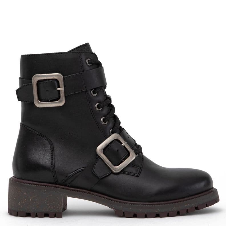 Botin de cuero mujer Gacel negro Lara CL 38 | UK 6 | 24.4 CM