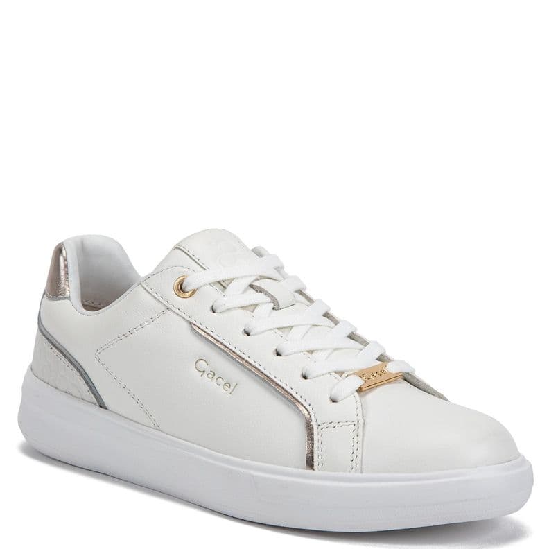 Zapatilla de cuero mujer Gacel blanco Rosalia CL 34 | UK 2.5 | 21.8 CM