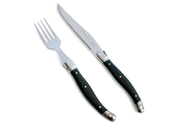 Set Cubiertos 8 Pcs Wayu Negro