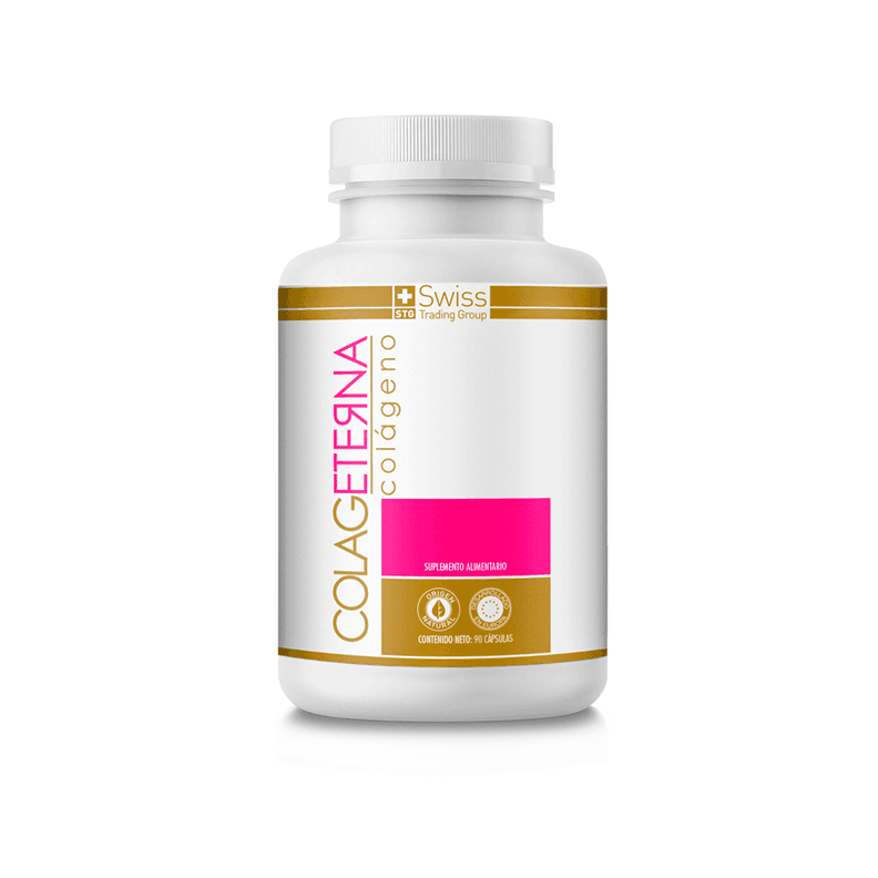 Colageterna Colageno Hidrolizado en Capsulas para Un Mes Blanco