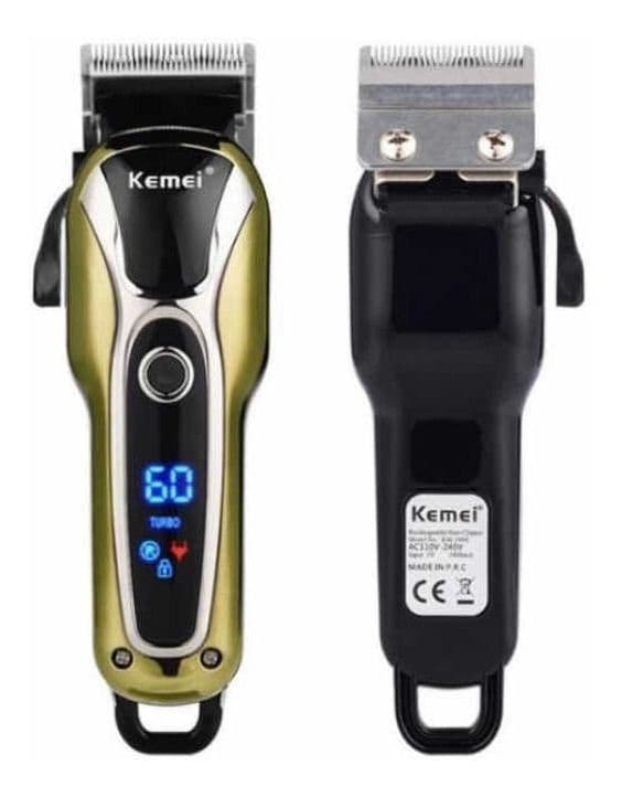 Corta Pelo Inalambrica Kemei 1990 Profesional Con Pantalla LCD