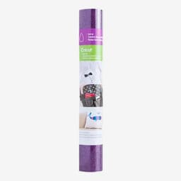 Vinilo Adhesivo Iron On Glitter Berenjena Cricut Morado
