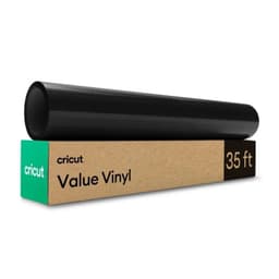 Rollo De Vinilo Promocional 12 x 35 Negro Cricut Surtido