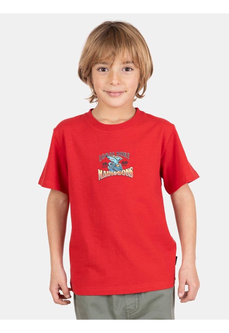 Polera MC Nautika Rojo Infantil Maui And Sons 4