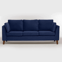 Sofa 3 Cuerpos Estocolmo 220 Azul Azul Oscuro