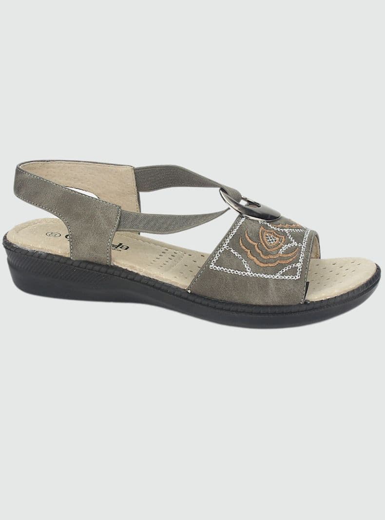 Sandalia Chalada Mujer Lena-3 Gris Comfort 39