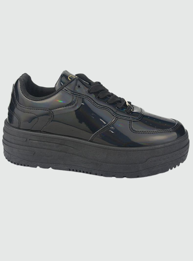 Zapatilla Chalada Mujer Mitsu-1 Negro Urbano 39