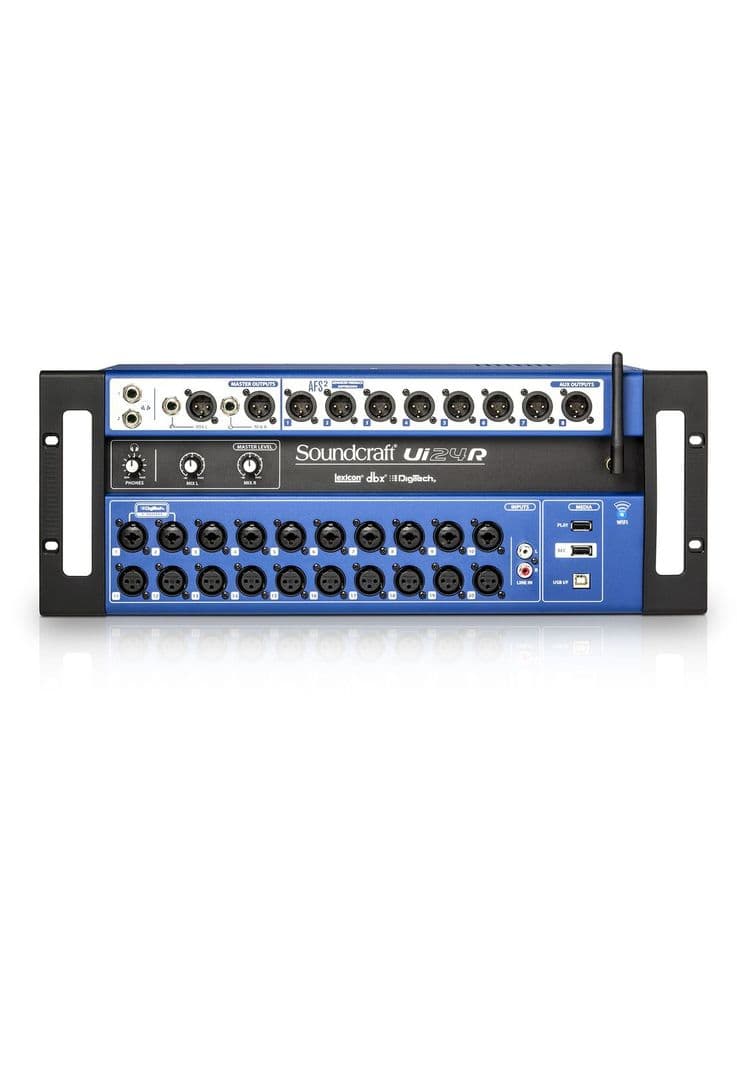 Consola Digital Soundcraft UI24r Diseno 2