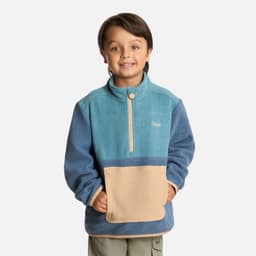 Polar Nino Forest 14 Zip Sweatshirt Azul Piedra Lippi 9