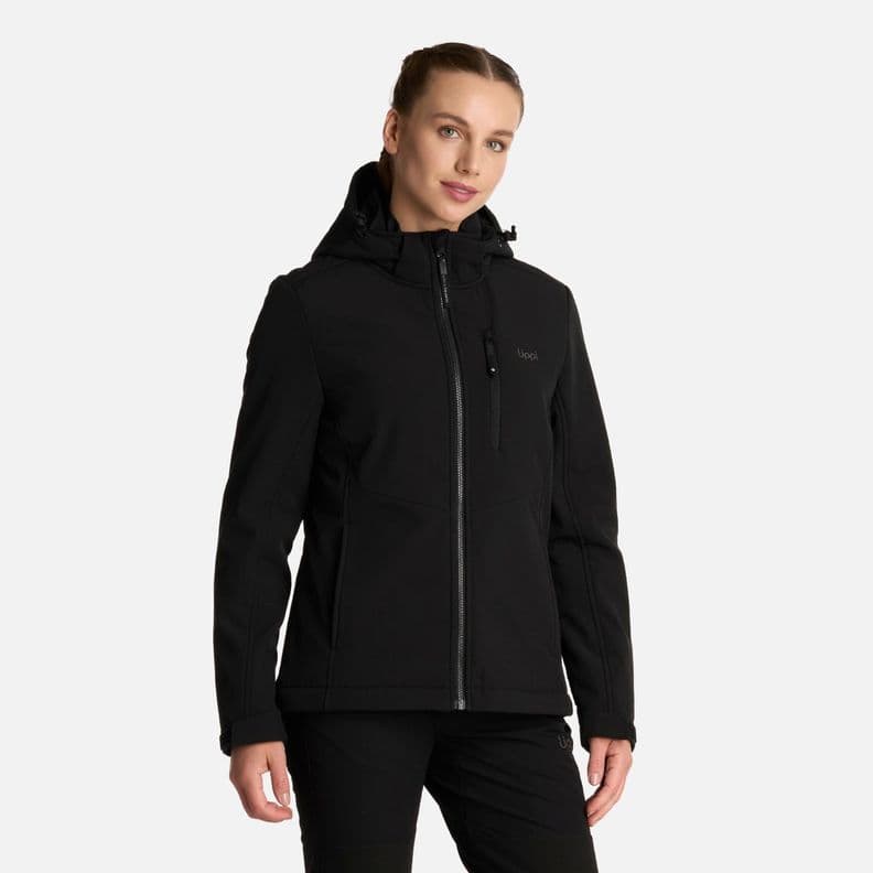 Chaqueta Mujer Macaya Softshell Hoody Jacket Negro Lippi XS