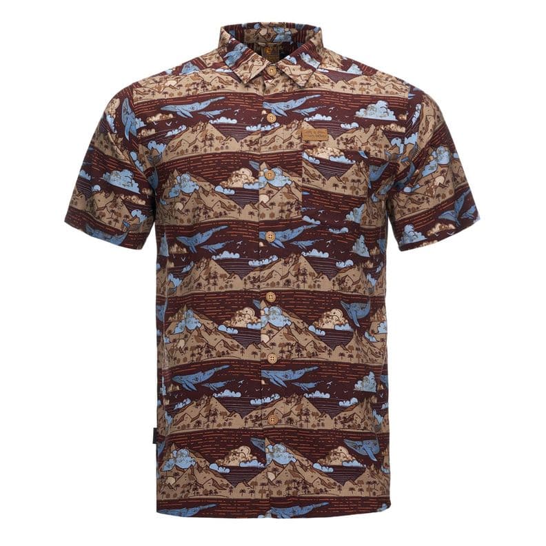 Camisa Hombre Anameizon Burdeo Haka Honu XS
