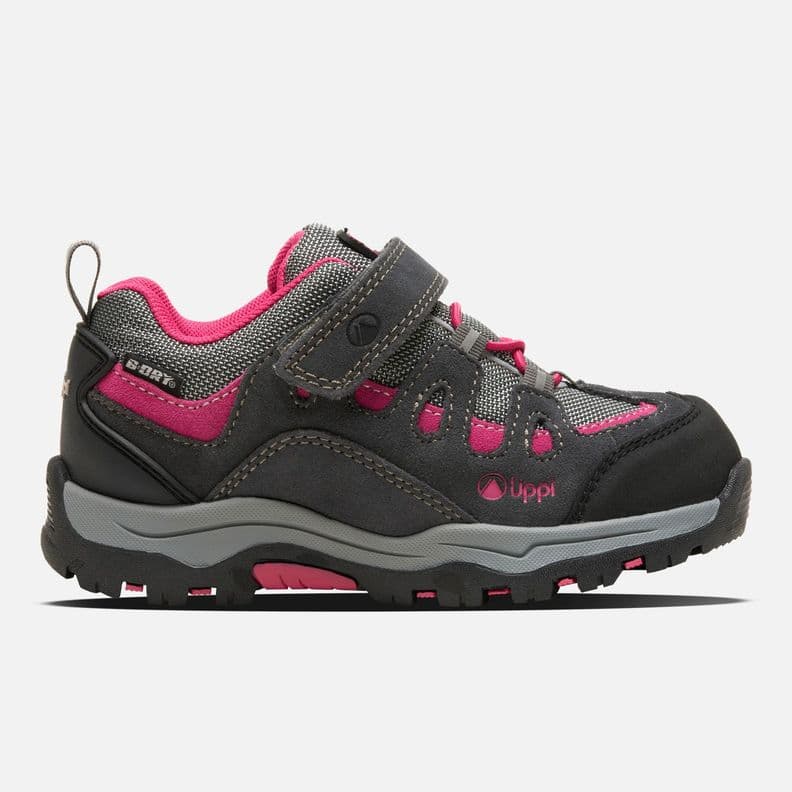 Zapato Nina Puelo Cs Low Velcro Gris / Fucsia Lippi CL 32 | US 2.5 | EU 32 | 21 CM