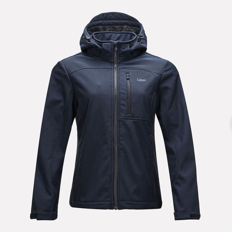Chaqueta Mujer Macaya Softshell Hoody Jacket Azul Marino Lippi I23 M
