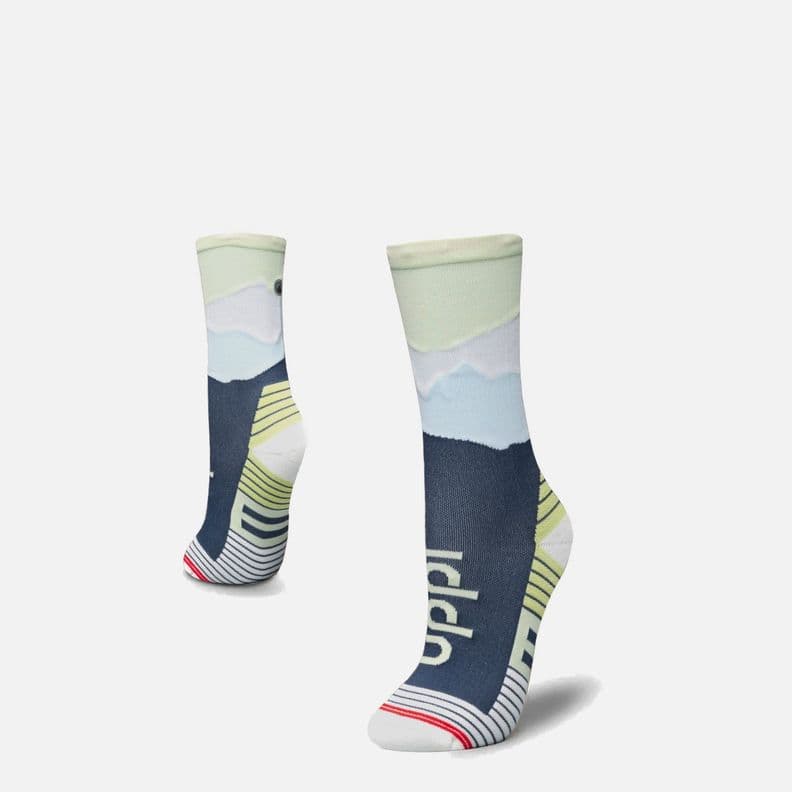 Calcetines Mujer Andes Run Socks Mid Azul Marino Lippi V26 S-M