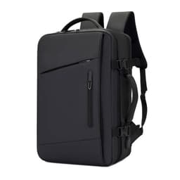 Mochila Cabina 48x30x25 Avion Deluxe Expandible Impermeable Negro