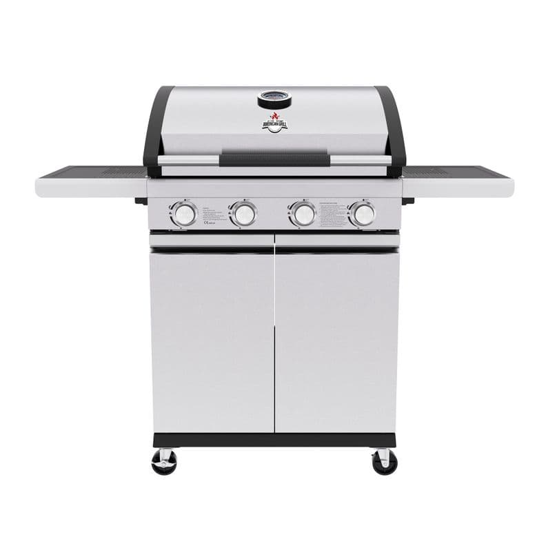 Parrilla a Gas 4 Quemadores New York Inox Gris