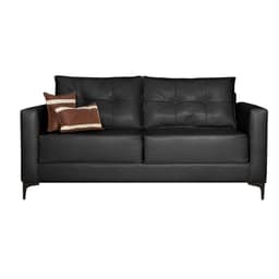 Sofa Cadillac 2 Cuerpos Pu Negro