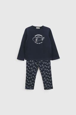 Pijama Nino Azul 7845 Colloky 3 Anos