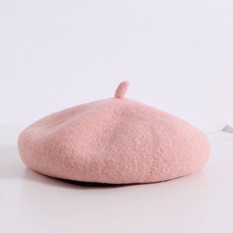 Boina de Lana para Nina SensiBlue Rosado