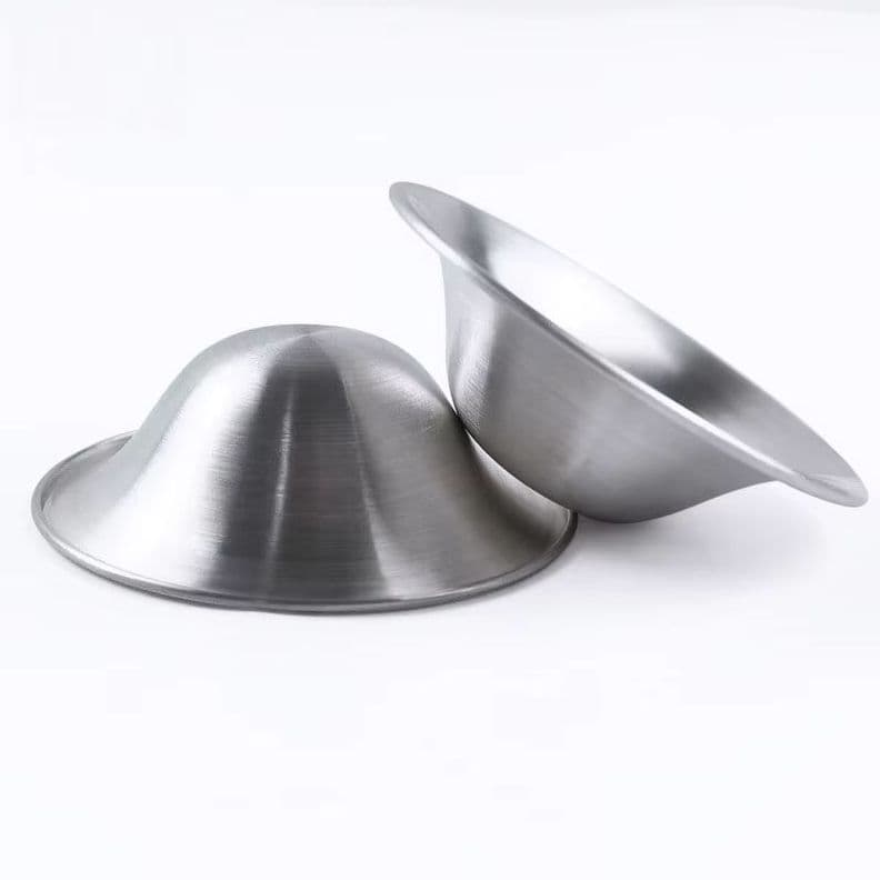 Copas de Plata Trilaminada 999 para Lactancia Alivio Natural de Pezones Agrietados S-M