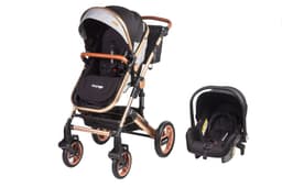 Coche Travel System Alemar Black Negro