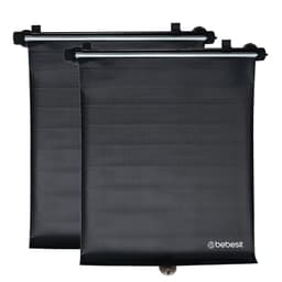 Protector UV x2 sol auto parasol roller Bebe doble universal Negro