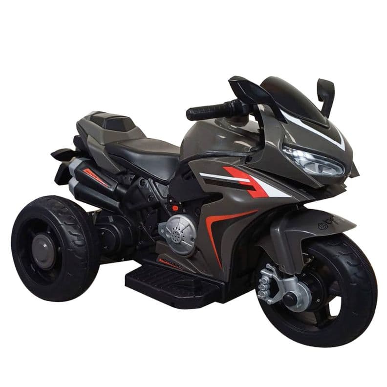 Trimoto BigTrail Ninos Infantil 6V a Bateria Gris