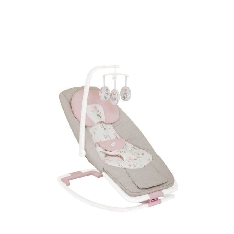 Silla Mecedora Dreamer Flowers Forever Joie Rosado