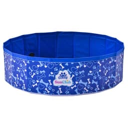 Piscina Banera Plegable para Mascotas Azul