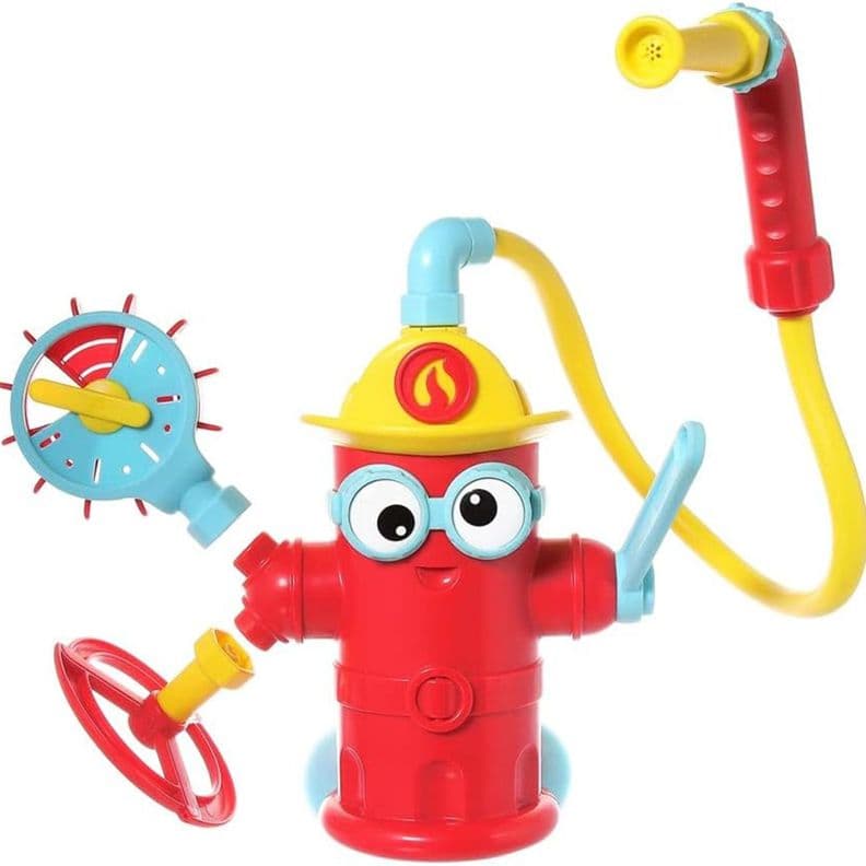 Juego de Bano Grifo Freddy Spray 'N' Sprinkle Yookidoo Rojo