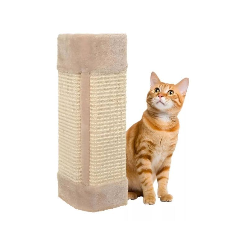 Rascador De Pared Gato Esquinero Sillon Mas Catnip BEIGE