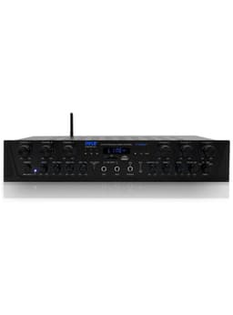 Amplificador de Audio 6 canales con Bluetooth Negro