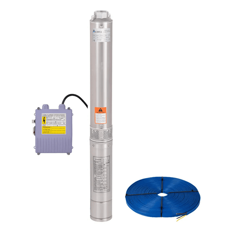 BOMBA SUMERGIBLE POZO ALLWELL 4" 2.0 HP Q+ 4SDM4/18-1.5 Acero