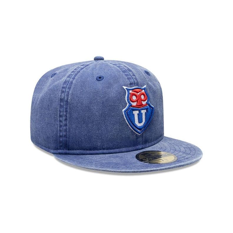 Gorra New Era 59Fifty Universidad De Chile Futbol Azul-60855530-712 Blanco 7 1/4