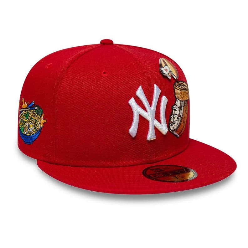 Gorra 59Fifty MLB New York Yankees Food Graphic Rojo-60895344-718 7 1/2