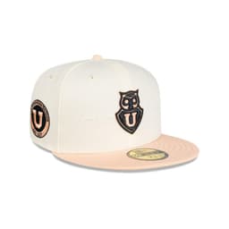 Gorra 59Fifty Universidad de Chile Futbol White and Pink - 60655266 Blanco 7 5/8