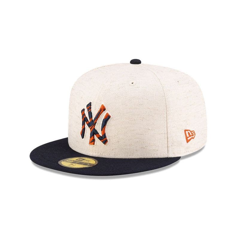 Gorra 59Fifty New York Yankees Hemp Natural White - 70880957 Blanco 7 1/4
