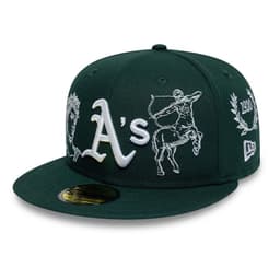 Gorra 59Fifty MLB Oakland Athletics Mythical Pack Verde-60895347-800 7