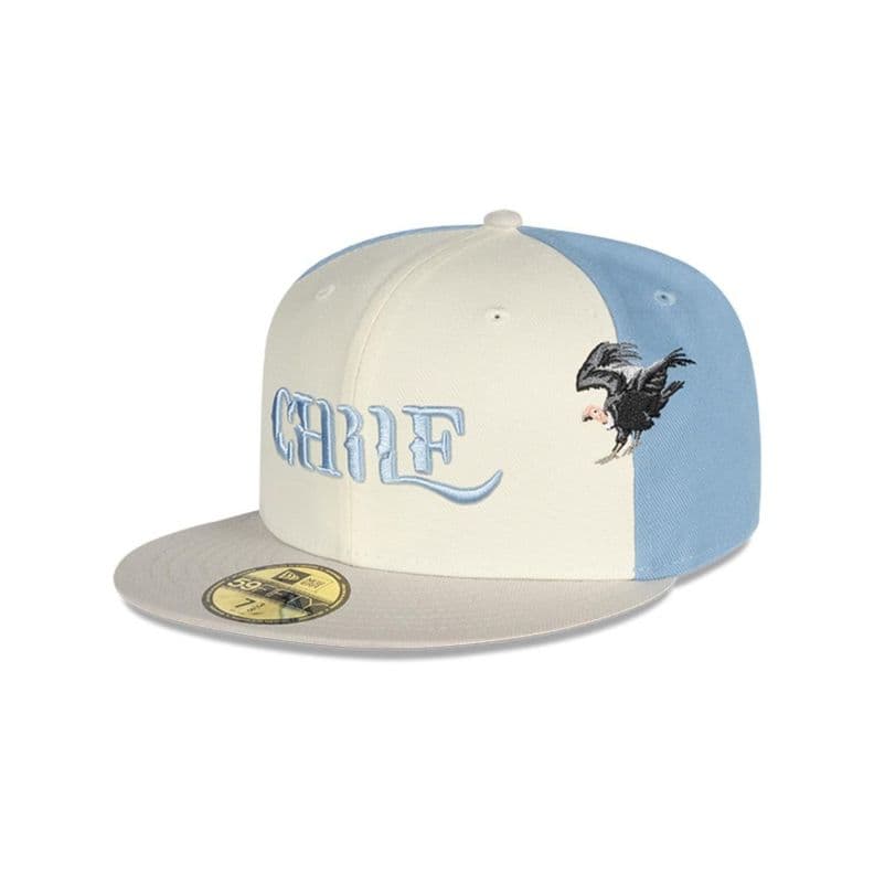 Gorra 59Fifty Condor Chile Pastel Blue New Era - 14367665 Azul 8