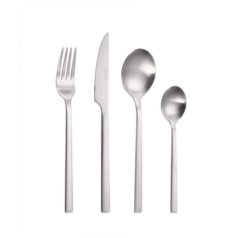 Set de Cuchilleria 24 pcs Acero Inoxidable Cerdena Simplit Gris No requiere variantes por talla