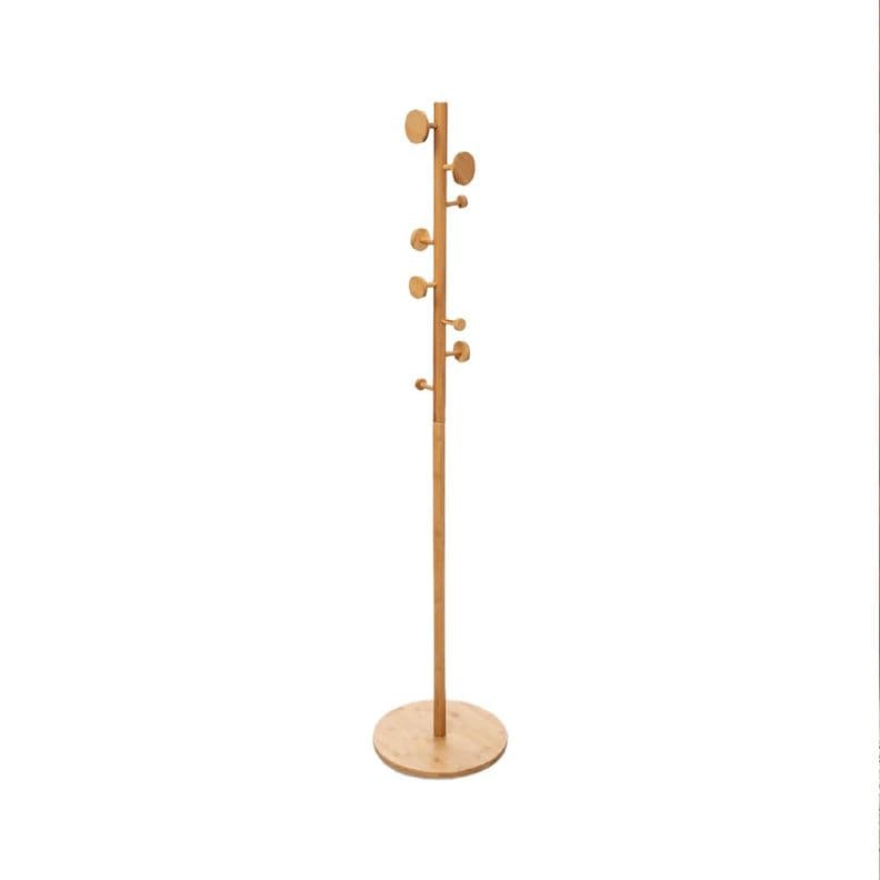 Perchero Bambu 8 Ganchos 175 cm Atmosphera Beige